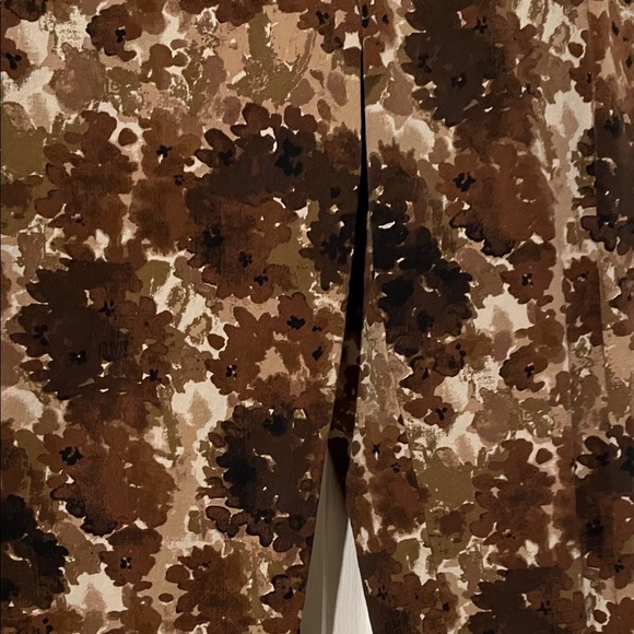 Isaac Mizrahi Brown Floral Ankle Jeans - Picture 6 of 6